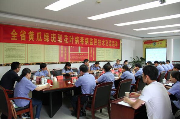 全省黃瓜綠斑駁花葉病毒監(jiān)控技術(shù)交流活動在我區(qū)圓滿舉行